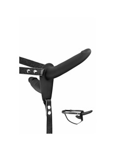 Gode ceinture Fetish Tentation Noir 15,5 cm