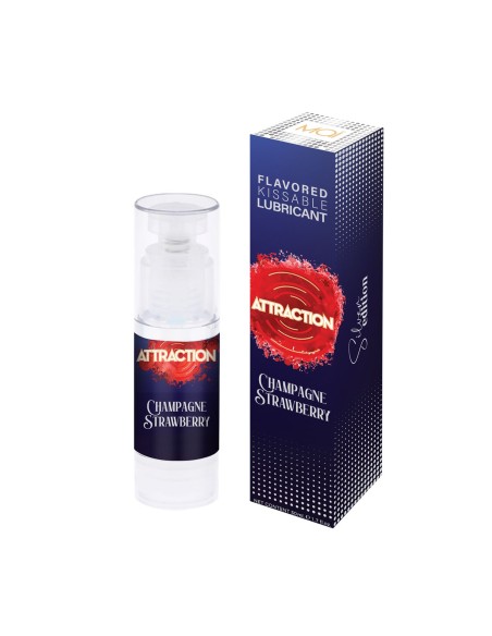 Lubrifiant Attraction Champagne aux fraises