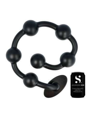 Boules Anales Virgite Silicone Noir