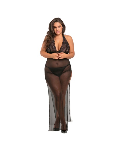 Robe René Rofé Noir (XL/XXL)