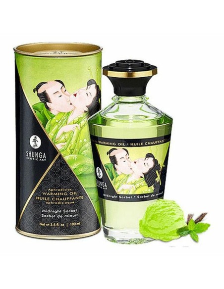 Huile de massage érotique Shunga Midnight Sorbet 100 ml