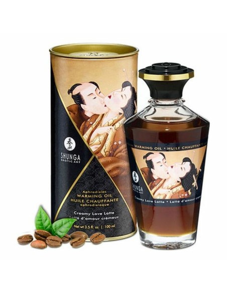 Huile de massage érotique Shunga Creamy Love Latte 100 ml