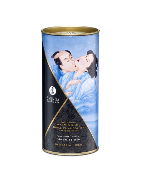 Huile de massage érotique Shunga SHU127-COCONUT 100 ml Coco