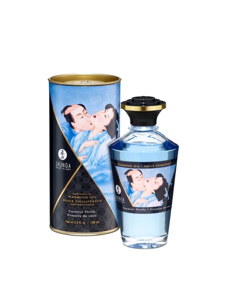 Huile de massage érotique Shunga SHU127-COCONUT 100 ml Coco