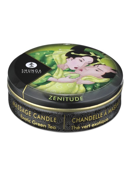 Bougie de massage Shunga Exotic Green Tea Thé vert 30 ml