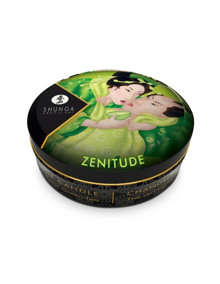 Bougie de massage Shunga Exotic Green Tea Thé vert 30 ml