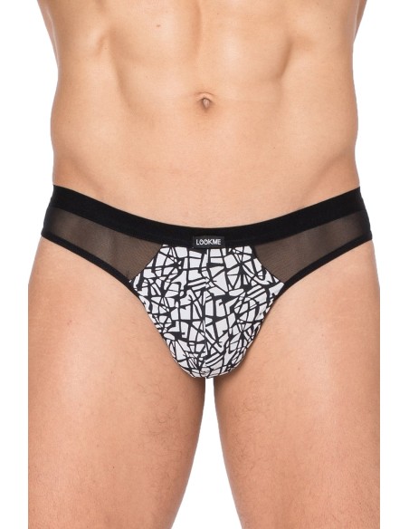String imprimé noir et blanc New Look - LM2299-02BWH