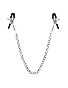 Chaîne pinces à seins 45cm embouts de protection - CC570046 2