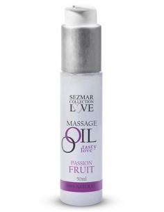 Huile de massage comestible Fruit de la passion 50ml - SEZ052 2