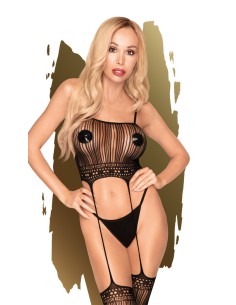 Bodystocking Noir Sex dealer - PH0034BLK 2