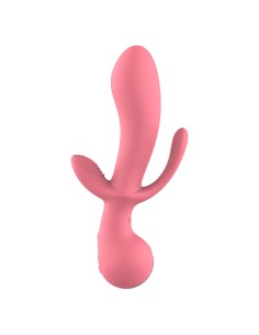Vibromasseur classique Dream Toys Amour Triple Pleasure Rose 2