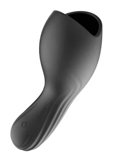 Masturbateur noir USB, 10 modes de vibration - MOC-020 2