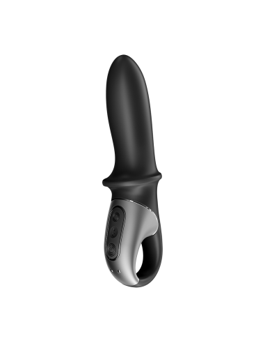 Vibromasseur noir USB, chauffant et connecté Hot Passion Satisfyer - CC597790