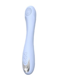 Vibromasseur silicone 10 modes de vibration USB bleu - BOZ-053TUR 2