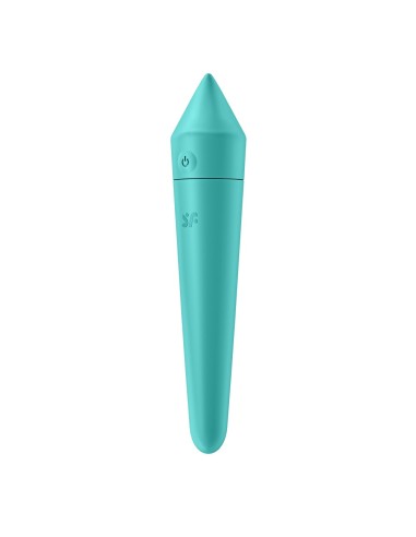 Vibromasseur connecté turquoise USB Ultra Power Bullet 8 Satisfyer - CC597744
