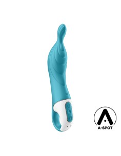 Vibromasseur rainuré Point A couleur turquoise A-Mazing 2 Satisfyer - CC597767 2