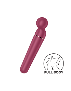 Vibromasseur wand rouge USB 60 vibrations Planet Wand-er Satisfyer - CC597844 2