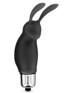 Stimulateur de clitoris vibrant noir rabbit - CC5730010010 2