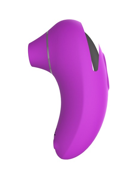 Vibromasseur clitoridien par embout de vibrations sur membrane violet USB - WS-NV053PUR
