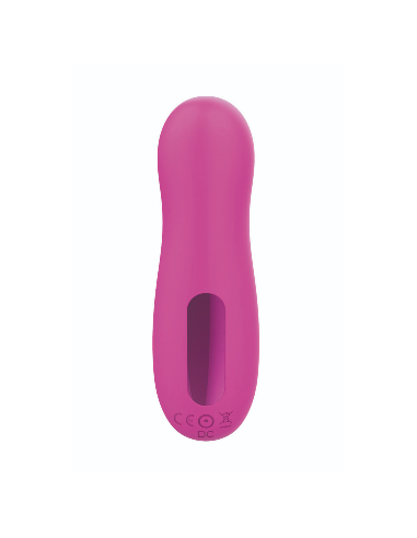 Stimulateur de clitoris par vibrations sur membrane rechargeable USB rose 10 Vitesses De Voyage - ZK003CPNK