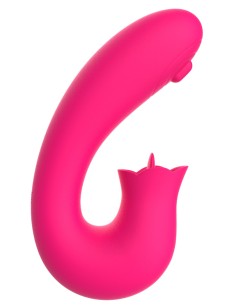 Vibromasseur 2 en 1 G-spot et stimulateur de clitoris USB Kali rose - WS-NV085 2