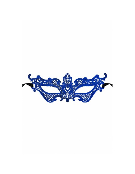 Bleu et Vert Flamboyant Maskarade Bleu