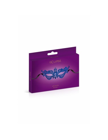 Bleu et Vert Flamboyant Maskarade Bleu