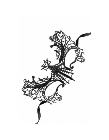 Bleu et Vert Flamboyant Maskarade Noir