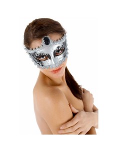 Bleu et Vert Flamboyant Maskarade Argenté 2