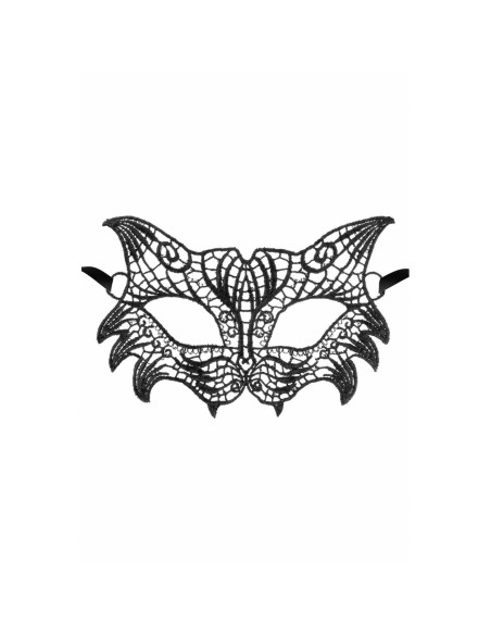 Bleu et Vert Flamboyant Maskarade Noir