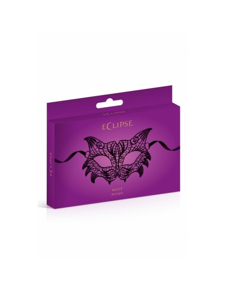 Bleu et Vert Flamboyant Maskarade Noir