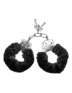 Menottes S Pleasures Furry Noir