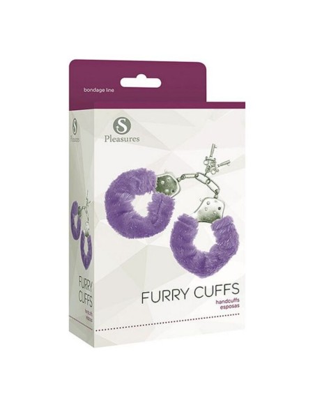 Menottes S Pleasures Furry Lila