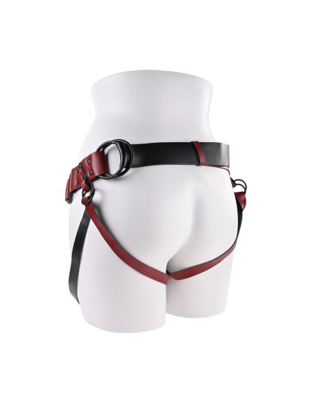 Menottes roses avec attaches Sportsheets Saffron Dos