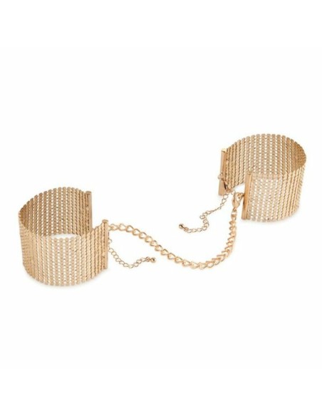 Menottes Désirs métalliques dorées Bijoux Indiscrets 143 Argenté