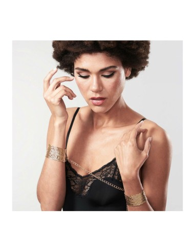 Menottes Désirs métalliques dorées Bijoux Indiscrets 143 Argenté