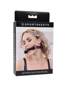 Bâillon Sportsheets Bit Noir/Rouge