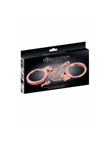 Ensemble Attaches et Menottes Fetish Tentation Rose