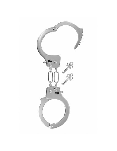 Ensemble Attaches et Menottes Fetish Tentation Argenté