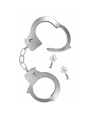 Ensemble Attaches et Menottes Fetish Tentation Argenté