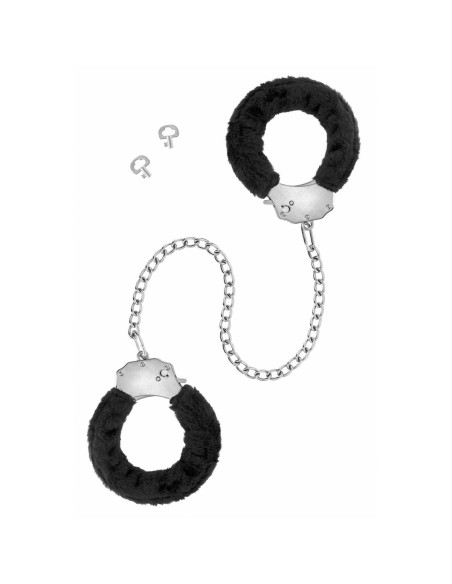 Ensemble Attaches et Menottes Fetish Tentation Noir
