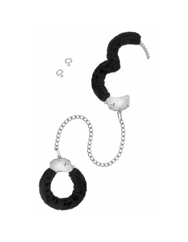 Ensemble Attaches et Menottes Fetish Tentation Noir