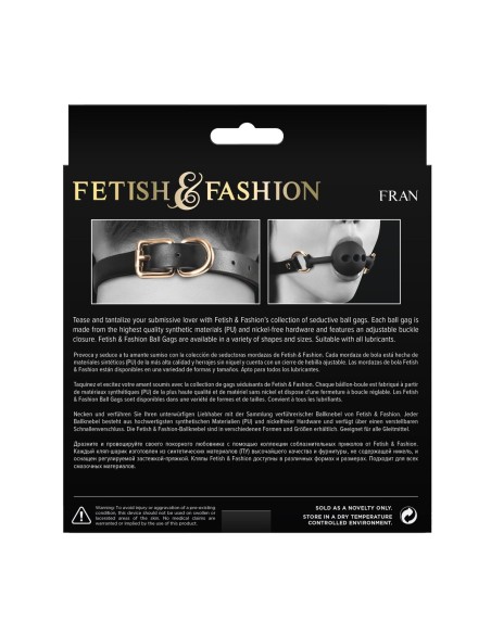 Bâillon NS Novelties FRAN BLACK