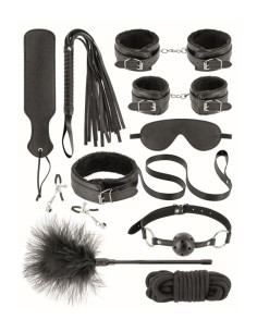 Coffret BDSM 10 produits en cuir vegan Fetish tentation - CC520182001020 2