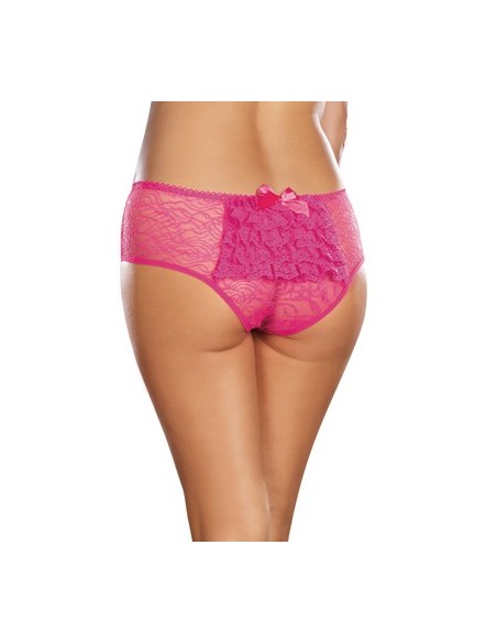 Panty taille basse, ouvert, fronces au dos - DG1300XHPK