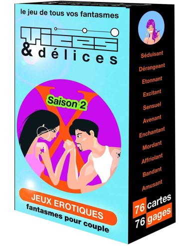 Jeu de cartes Vices et Delices - Saison 2 - 1130649