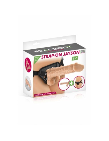Gode ceinture Real Body Jayson 21 cm