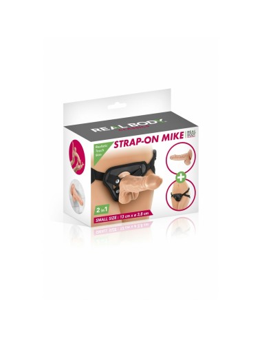 Gode ceinture Real Body MIke 13 cm